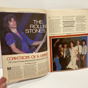 The Rolling Stones Mick Jagger Hit Parader Magazine Vintage November