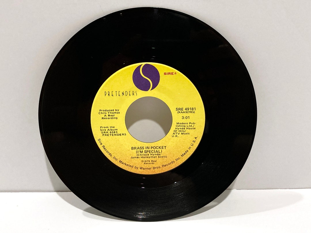 The Pretenders Brass in Pocket i'm Special and Space Invader Vinyl