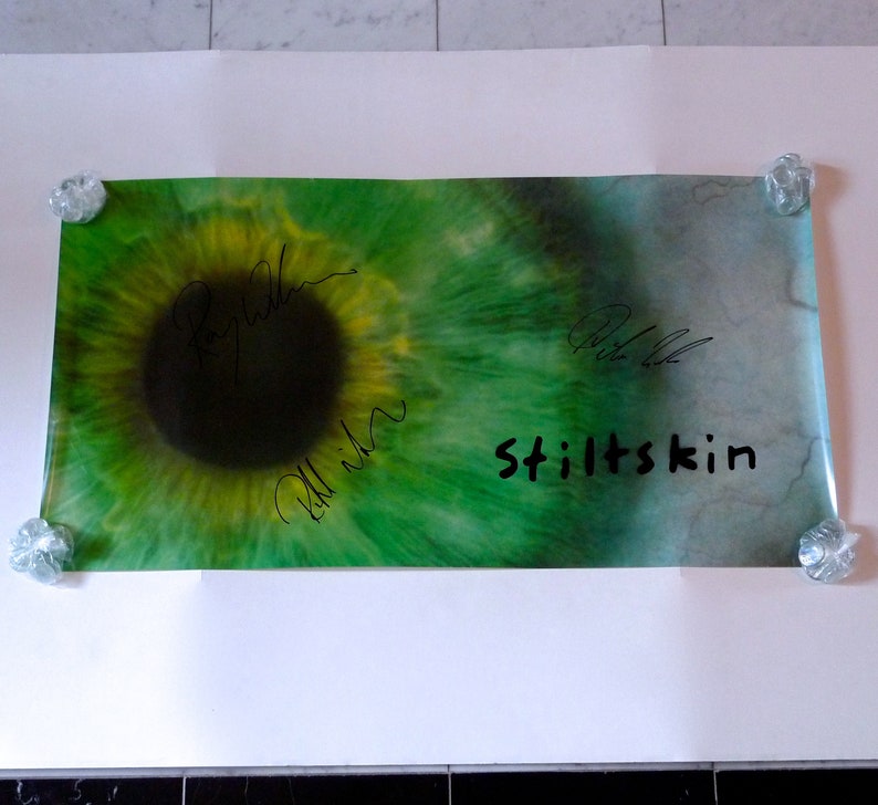 Stiltskin Poster Mind's Eye Autographed by Band Members Etsy