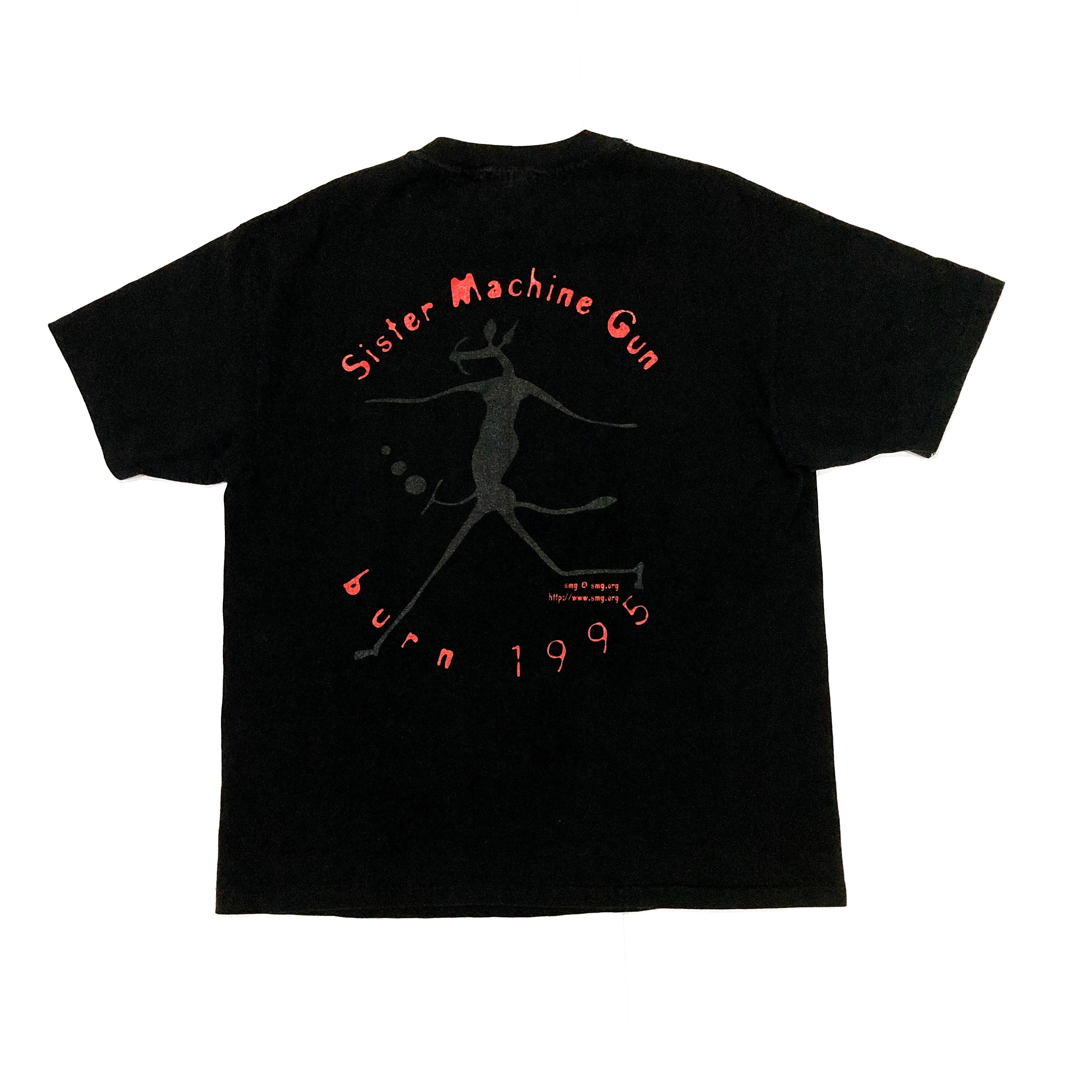 Sister Machine Gun T-shirt Vintage 1995 Burn Concert Tour Tee - 2