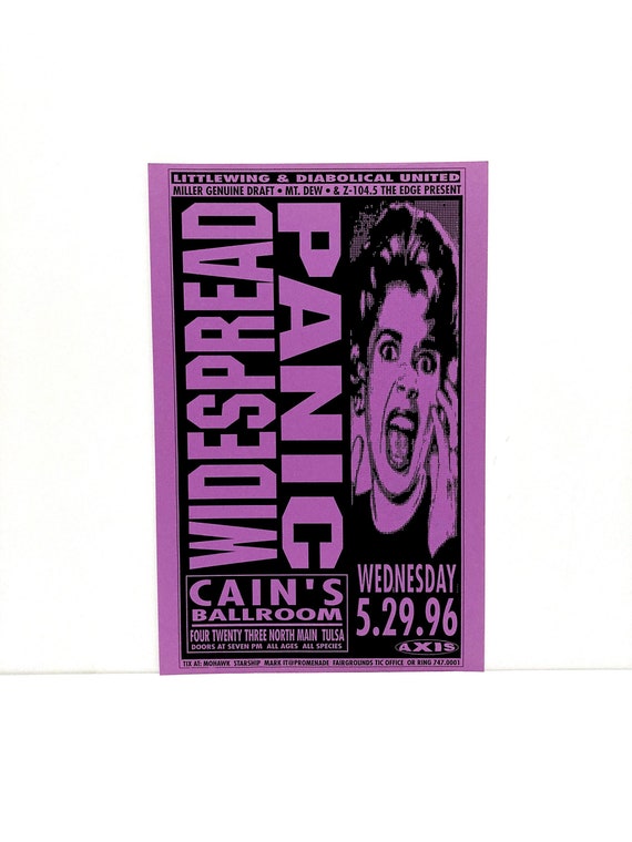 Presidents of the United States of America Poster Vintage 1996 Concert Tour Flyer Band Cain/'s Ballroom Club Tulsa Chixdiggit Mohawk Music