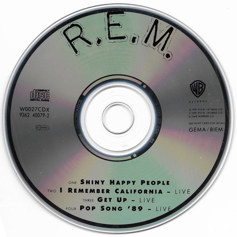 REM Out Of Time Collection 5 CD Set 1991 Vintage Compact Disc Etsy