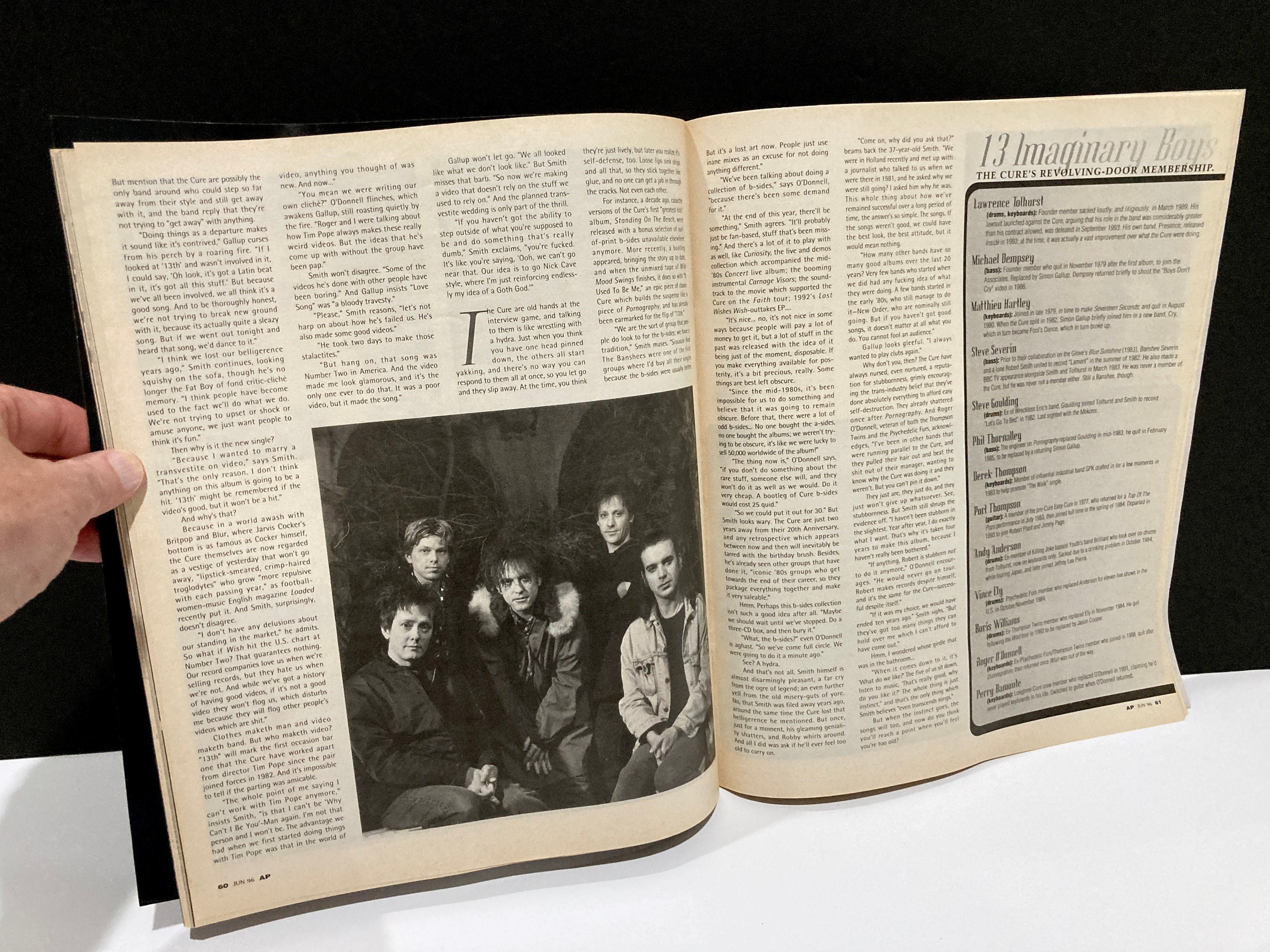 The Cure Robert Smith Alternative Press picture