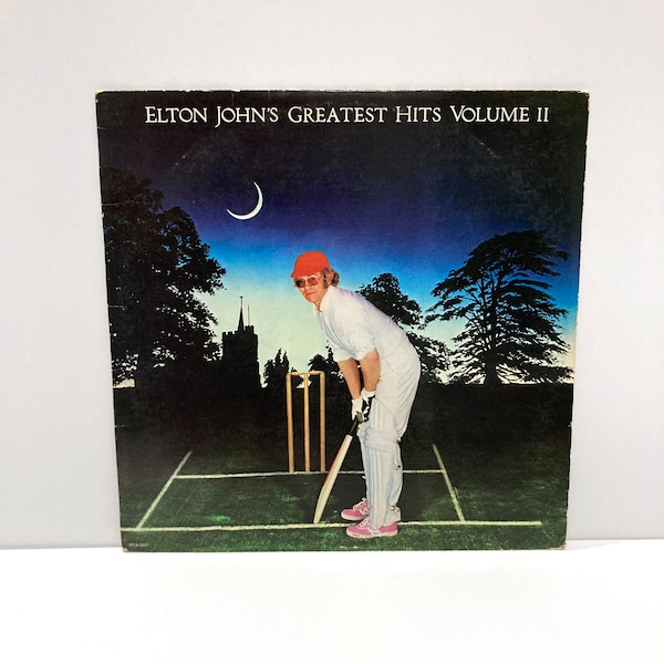 Elton John Vinyl Record Album Greatest Hits Volume II Vintage 1977 Best Of Bitch Is Back Lucy in the Sky Philadelphia Freedom - Mohawk Music