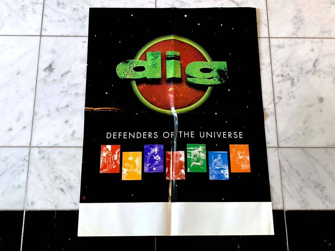 Dig Poster - Defenders of the Universe 1996 / Original Radioactive ...