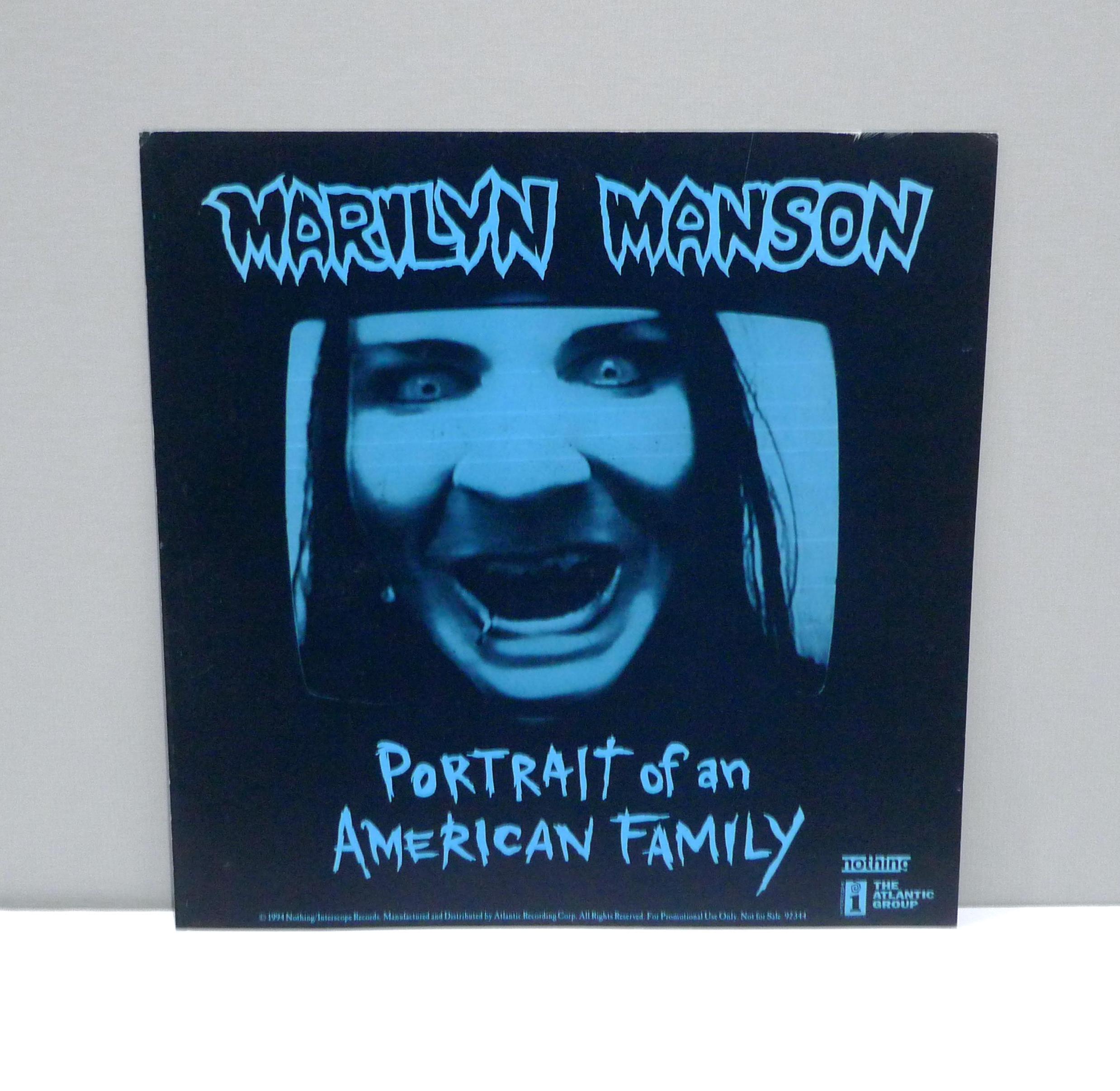 90s vintage poster「MARILYN MANSON」 90s vintage poster「MARILYN MANSON」