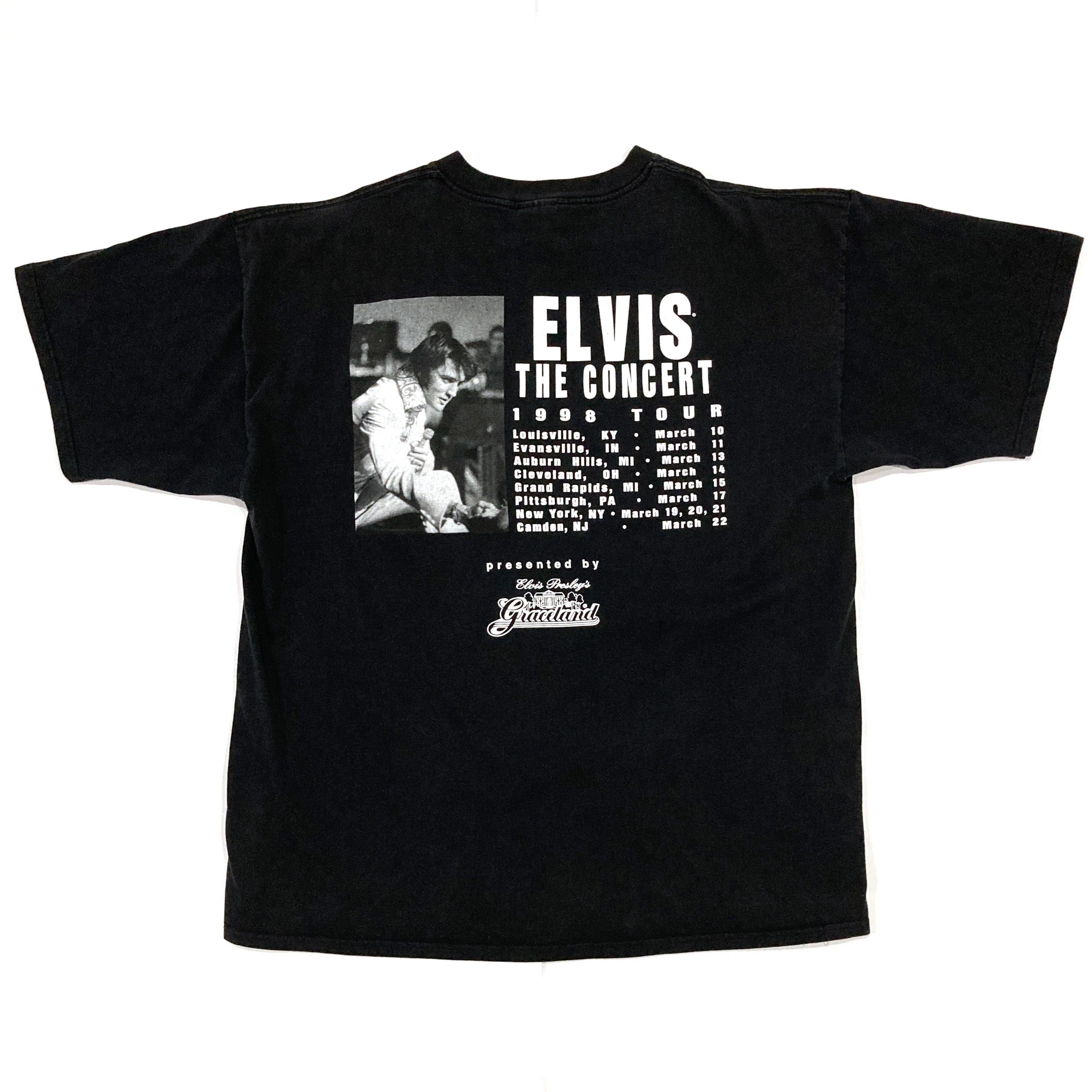 Elvis Presley T-shirt Vintage 1998 - the Concert Tour Size XXL 