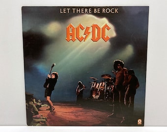 AC/DC Let There Be Rock Vinyl Record LP, 1977 Album - Etsy