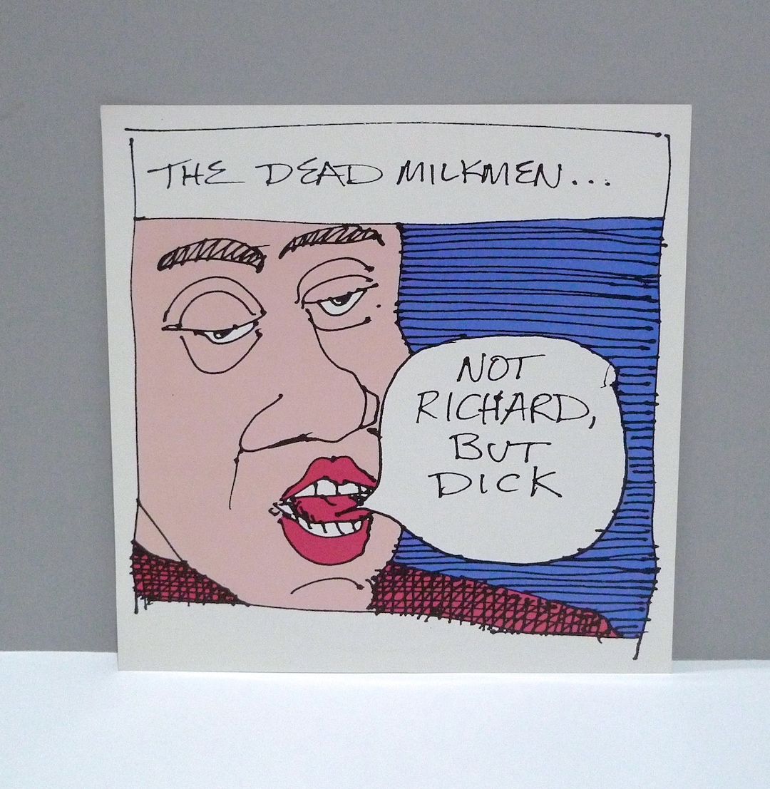 The Dead Milkmen Poster Not Richard but Square 12x12 Flat 2-sided