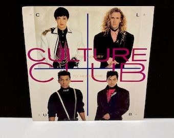 Culture Club with Boy George - From Luxury To Heartache Vinyl Record - Vintage 1986 DJ Pressing / Move Away / Come Clean - Mohawk Music
