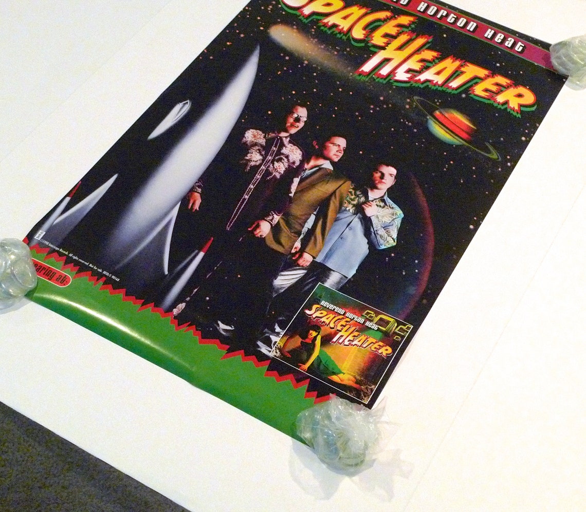 Reverend Horton Heat Poster Space Heater 1998 Vintage Dallas - Etsy