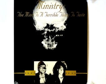 Ministry and Al Jourgensen Art / Ministry Band Poster / Al