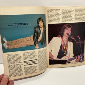 The Rolling Stones Mick Jagger Hit Parader Magazine Vintage November