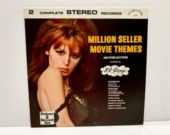 Million Seller Movie Themes And Other Selections plus Movie Hits and Other Romantic Songs - Vinyl 2 Record Set, Vintage 1974 - Tubular Bells