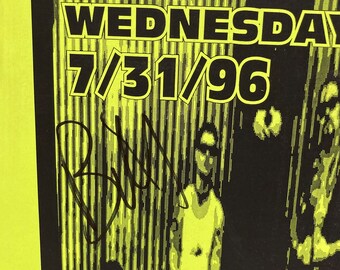 Biohazard Autographed Poster - July 31, 1996, Vintage