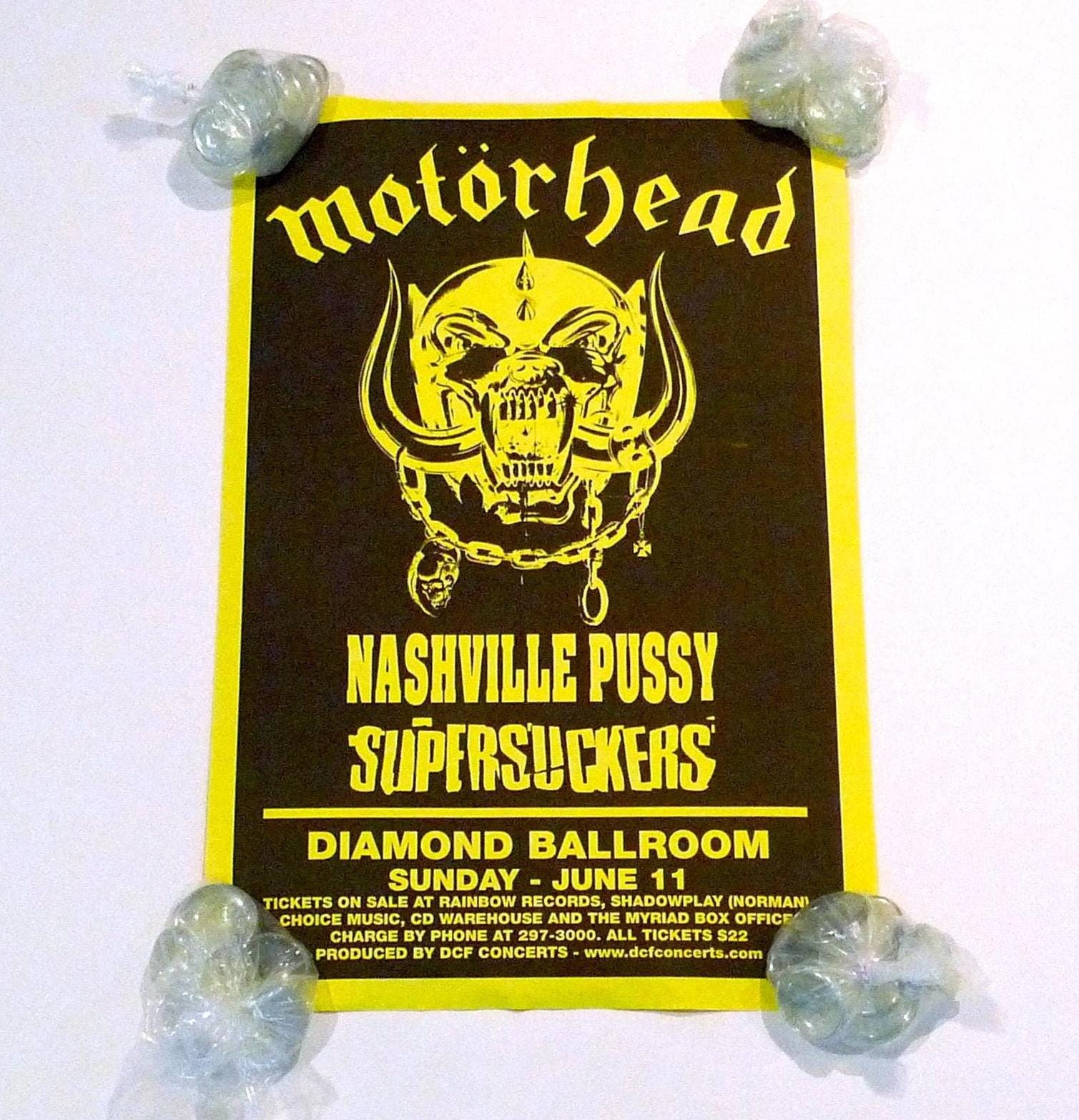 Motörhead 1982年西ドイツツアー￼ポスター ギフト】 人気の 1982年西ドイツツアー￼ポスター（Official