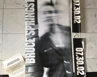Bruce Springsteen - The Rising Original Vinyl Banner Poster (47.5 x 21.5 in) & Stickers 2002 / Oversized Hanging Made of Vinyl /Mohawk Music