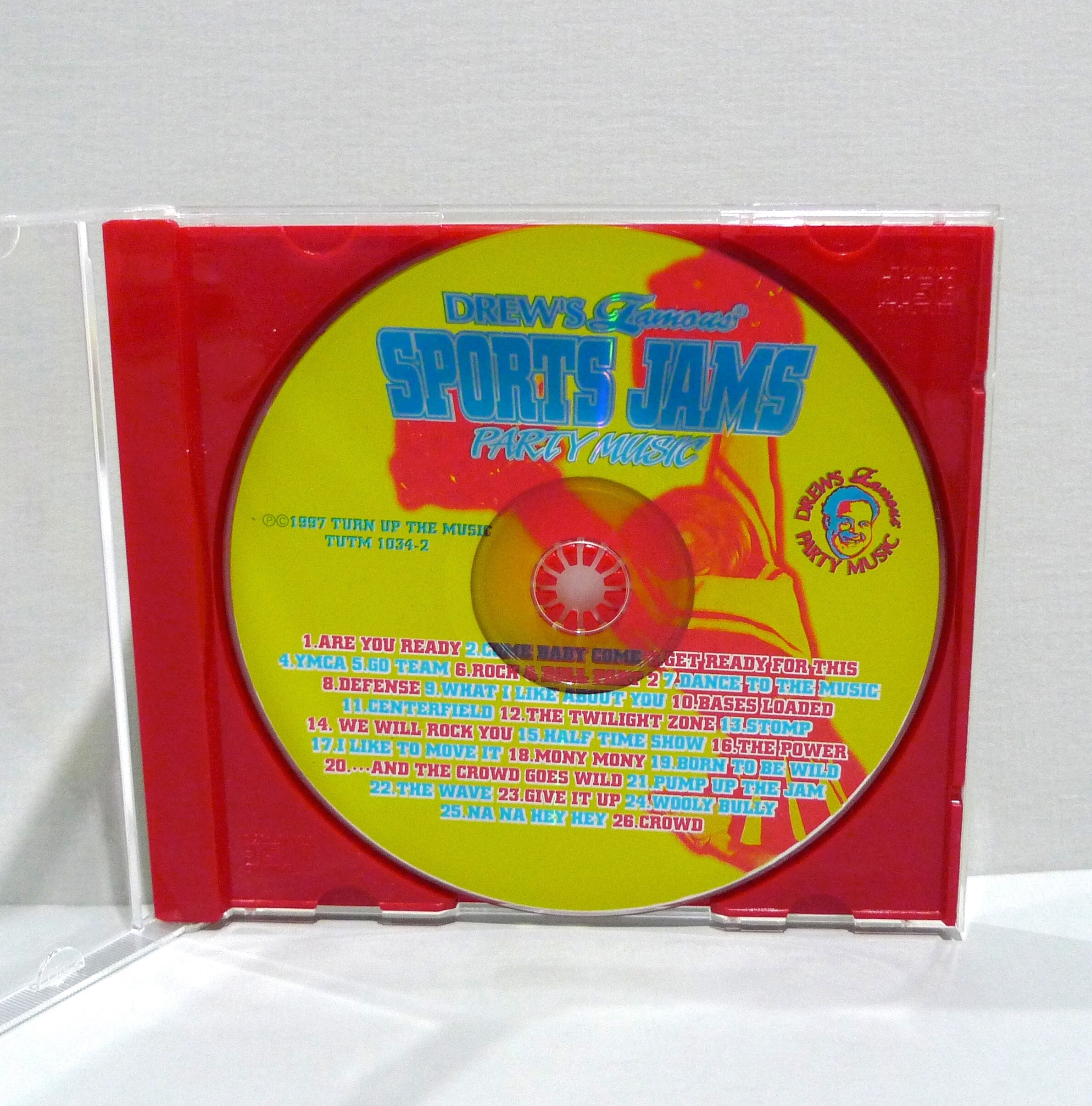 Jam Cd R Drews Famous Sports Jams Party Music CD - 26 Songs / YMCA, Rock & Roll ...