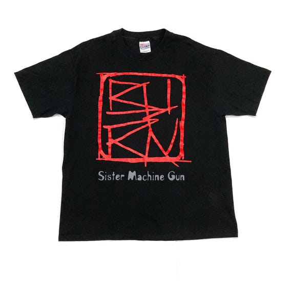 Sister Machine Gun T-shirt Vintage 1995 Burn Concert Tour Tee - 2