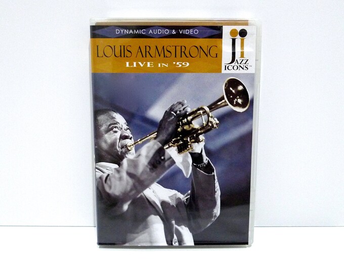 Louis Armstrong Live in '59 DVD / Jazz Icons / 13 Songs Etsy