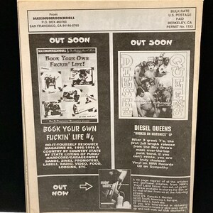 The Suspects - Maximum Rocknroll Magazine Issue 142 - Vintage March