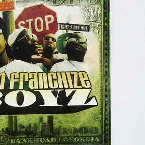 Dem Franchize Boyz Poster Flat / Vintage Square Poster / Jizzal Man ...
