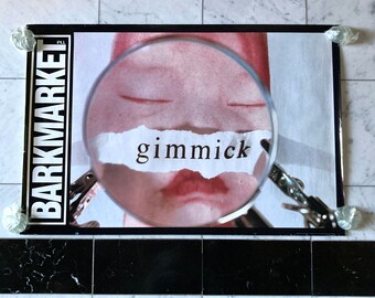 Barkmarket Gimmick Poster Glossy Finish Vintage 1993 Noise Rock 