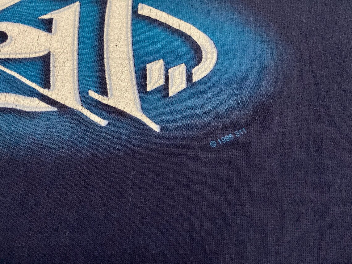 311 Band T Shirt Vintage 1995 Concert Tour Dark Blue White | Etsy