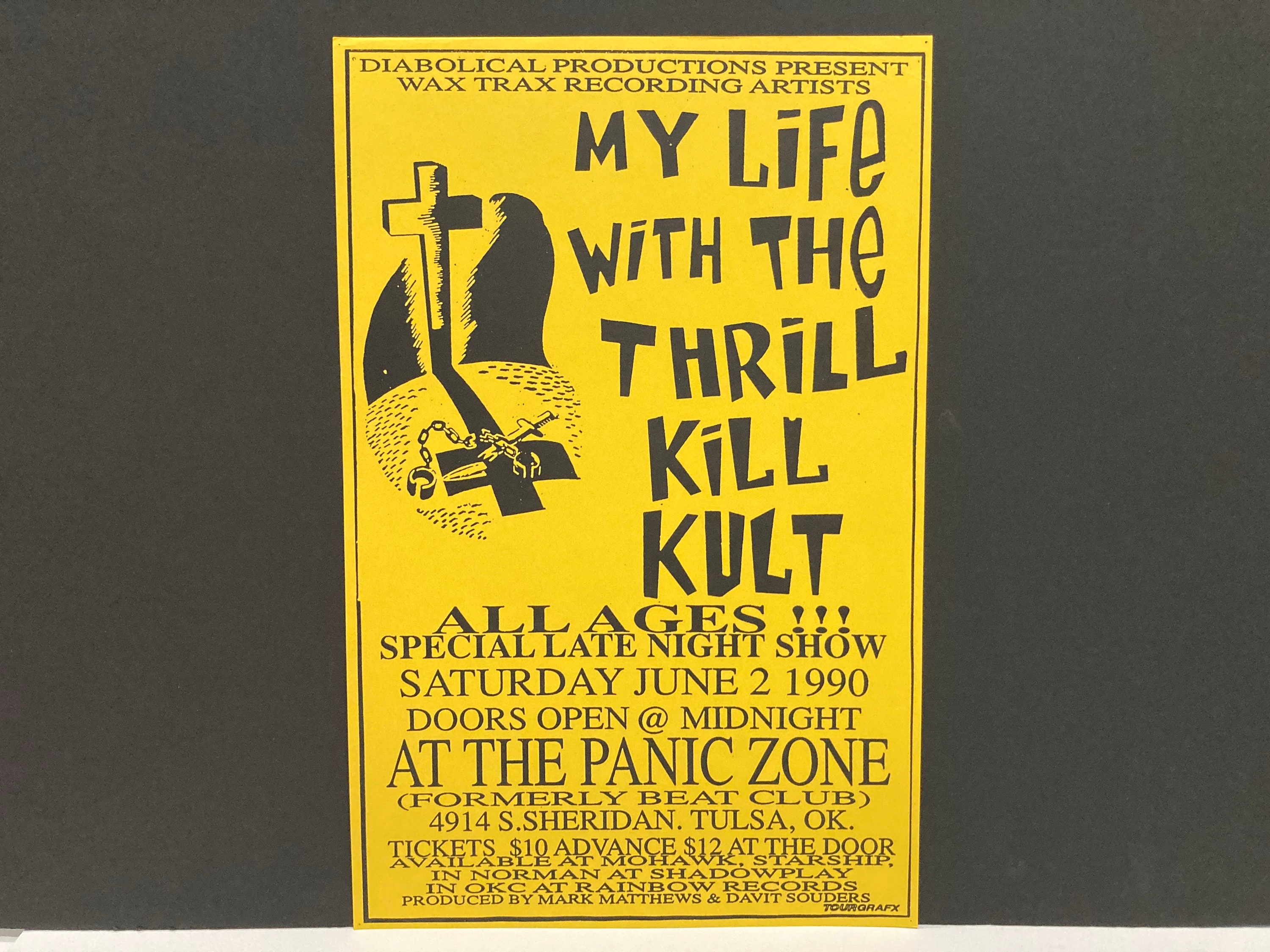 My Life With the Thrill Kill Kult Poster - June 2, 1990 Concert