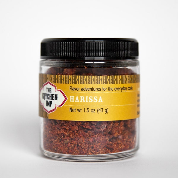 Harissa - Moroccan, Tunisian Spice - and Recipe - 1 to 8 oz - North African cuisine