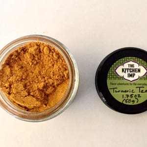 Golden Milk Mix -- Haldi - Turmeric Tea Mix -- fairly traded spices -Packet, Jar, or Bulk