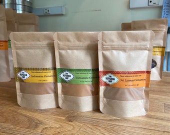 Cinnamon  - 3 kinds - Vietnamese, Indonesian, Sri Lankan (Ceylon)