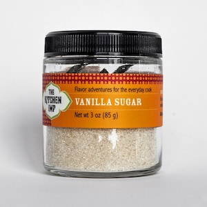 Vanilla Sugar - 1.75 oz to 1 pound - hand scraped vanilla bean caviar and pieces