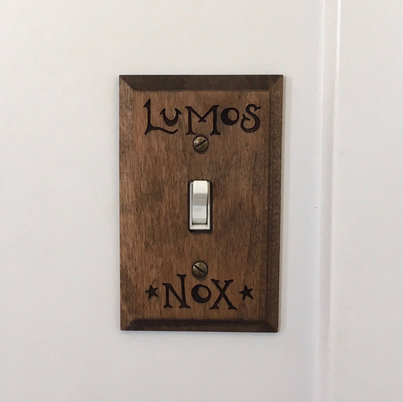 Harry Potter Lumos Nox Light Switch Cover | Etsy