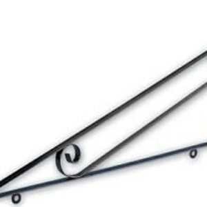 30&quot; Black Steel Wall Mounted Sign Bracket- Perfect for Businesses