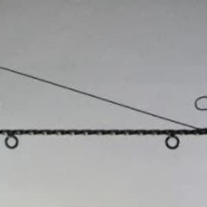 24&quot; Light Duty Scroll Blade Sign Bracket - NO SIGN