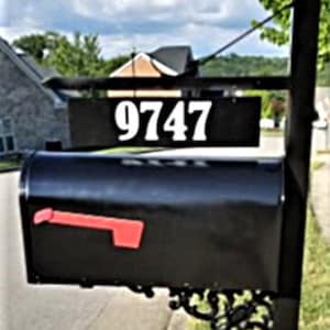 Custom Metal Address Plate/Number Plate for Mailbox image 3