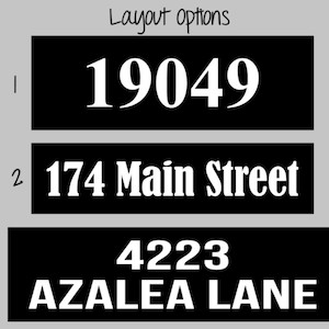 Custom Metal Address Plate/Number Plate for Mailbox image 4