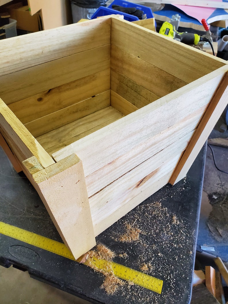Large Pressure Treated Pine Tapered Planter Boxes Etsy