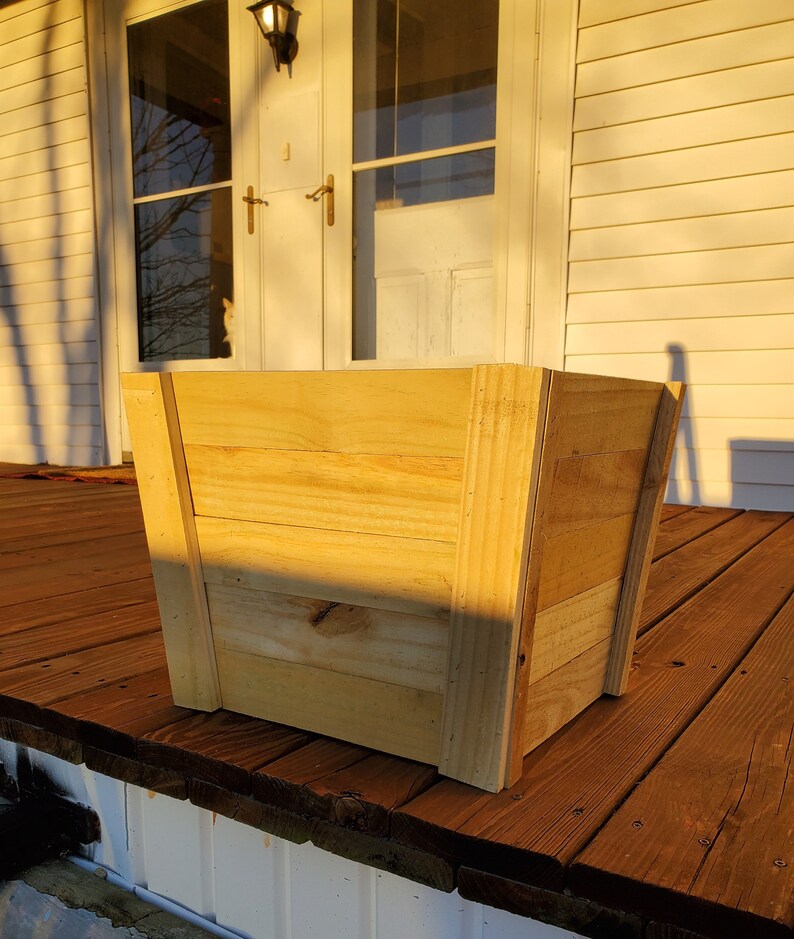 Large Pressure Treated Pine Tapered Planter Boxes Etsy