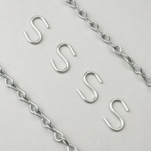 Jack ketting en S-haken voor hangend bord