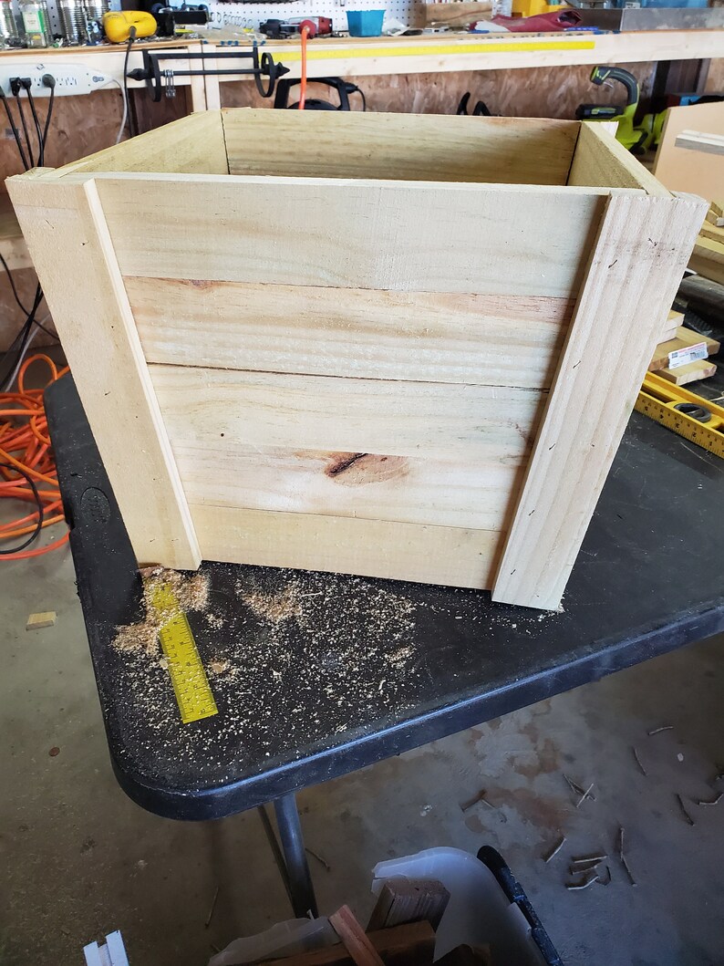 Large Pressure Treated Pine Tapered Planter Boxes Etsy