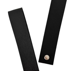 Faux Leather Sign Straps for hanging sign Set of 2 Business Sign, Welcome Sign Hanging, Wedding Sign, Seating Chart, Sign Stand image 3