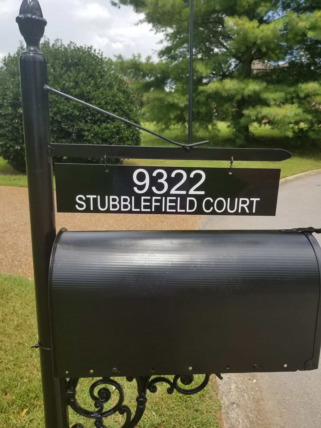 Custom Metal Address Plate/number Plate for Mailbox Etsy