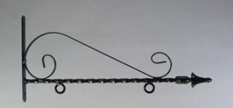 18 Light Duty Scroll Blade Sign Bracket NO SIGN