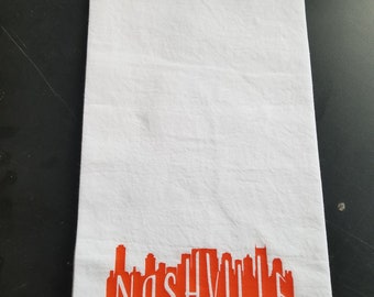 Nashville Syline Kitchen Flour Sack Towel - Tea Towel