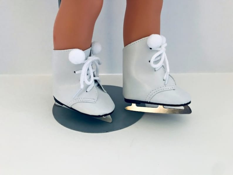 18 Inch Doll White Ice Skates Doll Clothes Birthday Gifts Etsy