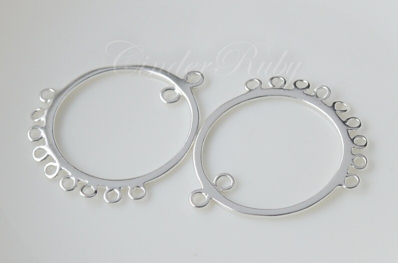 925 Sterling Silver Chandelier Earring Findingsgold Plated Etsy