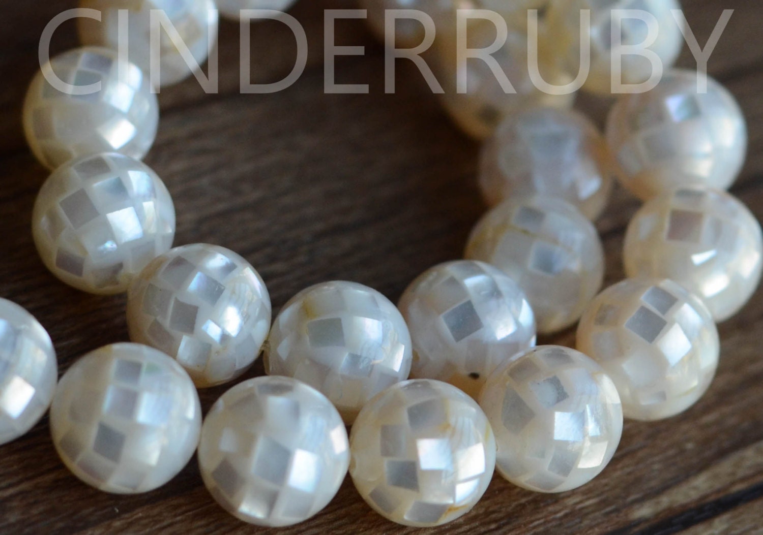 White Mosaic Shell Beads,Shell Round Beads,White Mother of Pearl Beads,MOP Beads,White Lip Shell Inlay Bead,10/12/14/16/18/20 mm