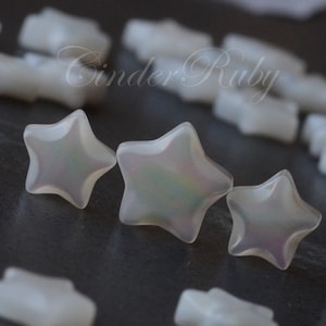 ホワイトシェルスター、8/10 mm、